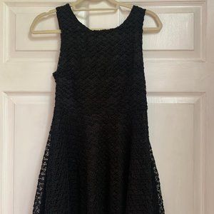 Flair Black Dress